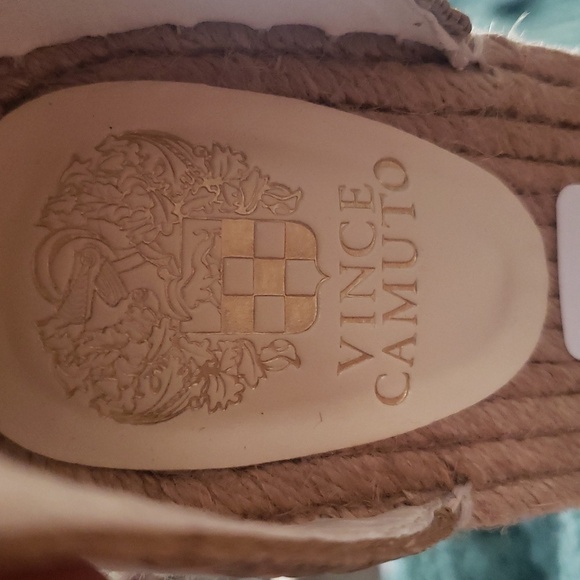 V C Boho 10 Wedge Platform Embroidered Espadrille Sandals - Picture 4 of 5